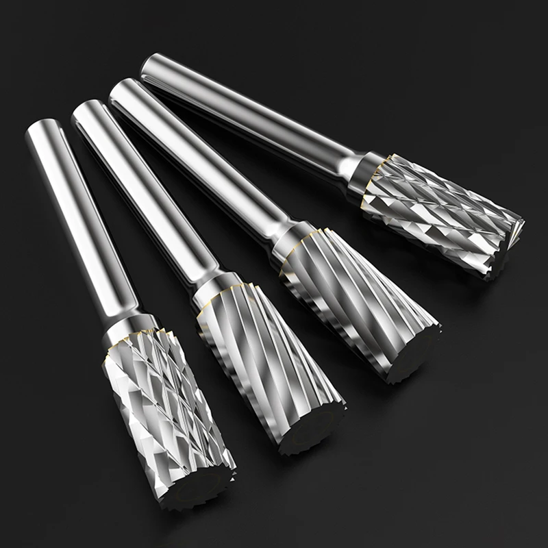 1/3/5Pcs L/M-Type Hard Alloy Rotary File Blade Diameter 6-16mm Metal Electric Grinder Head Rotating Filing Shank Diameter 6mm