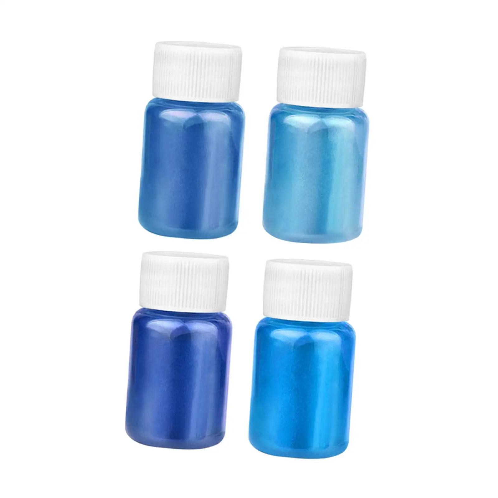 4Pcs Mica Powder Resin Glue Pigments Material Powder Colors Pigment Powder for DIY Soap Coloring Nail Art Candle Making Paints