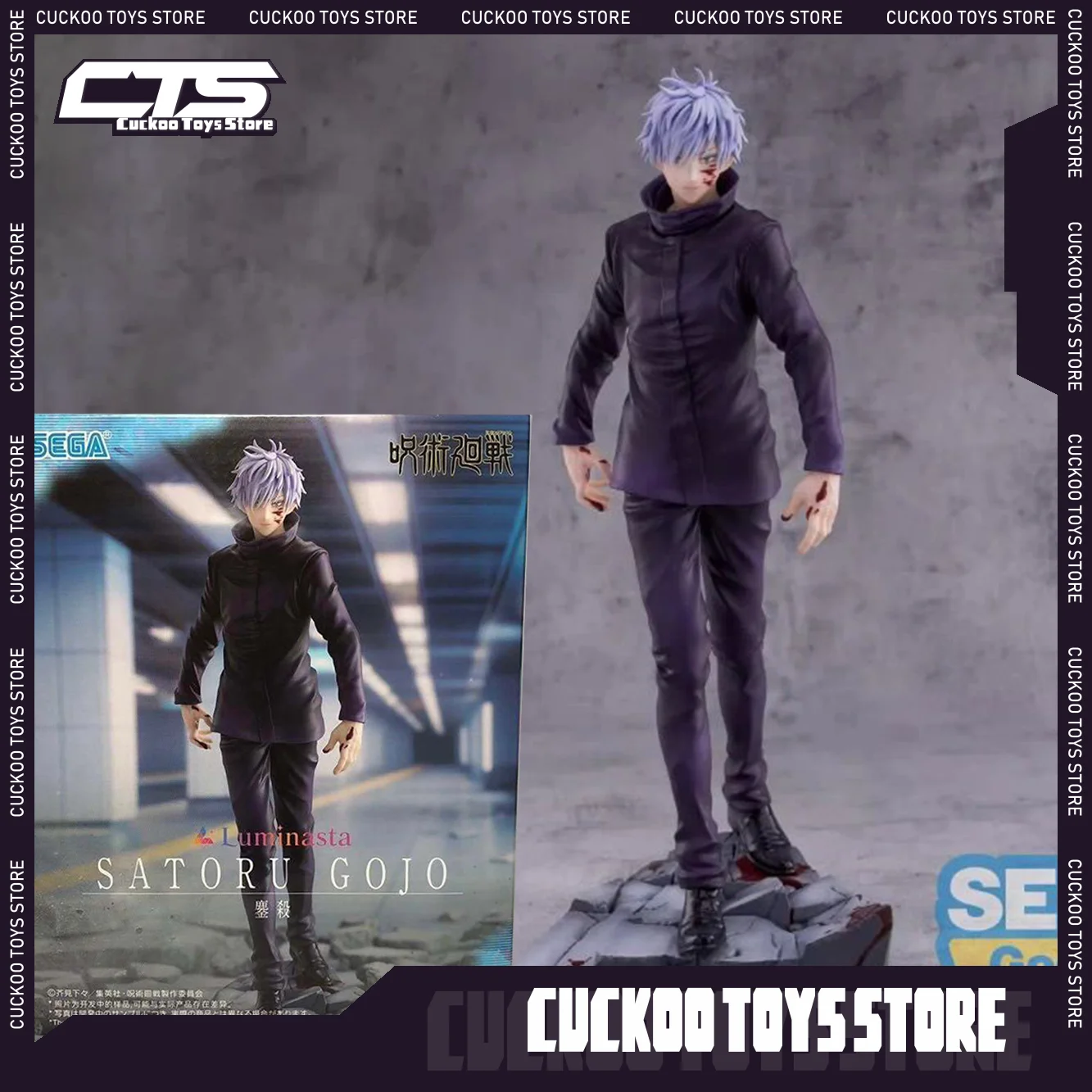 

Новый оригинальный Sega Luminasta Series Jujutsu Kaisen Gojo Satoru аниме фигурка настольное украшение коллекционная игрушка подарок на день рождения