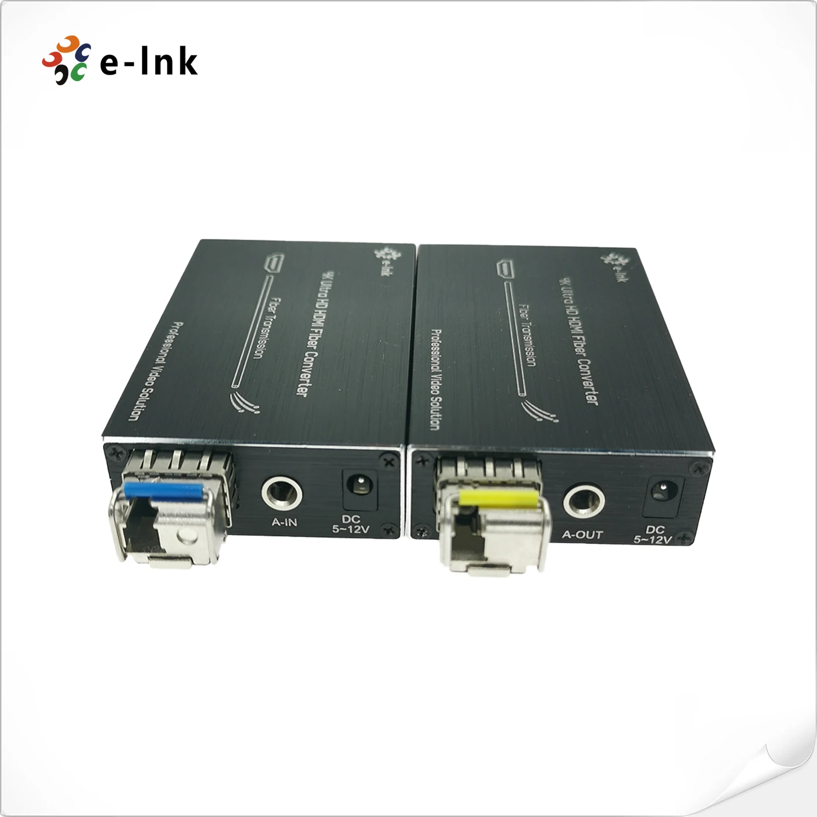 Micro Mini 4K HD-MI Fiber Optic Extender with External Audio Hd-mi to Fiber Optical Media Converters