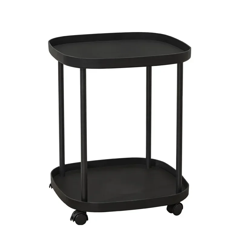 

Простая мода с колесом, подвижная рамка для предметов, домашняя гостиная, диван, приставной столик, небольшая тележка для хранения в салоне красоты