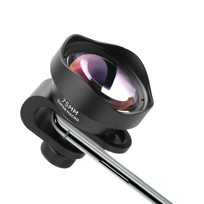 

hit productFactory Price High Quality Aluminum Alloy Blue Multi-Layer Coating No Distortion Long Focal Length Mobile Phone 75mm