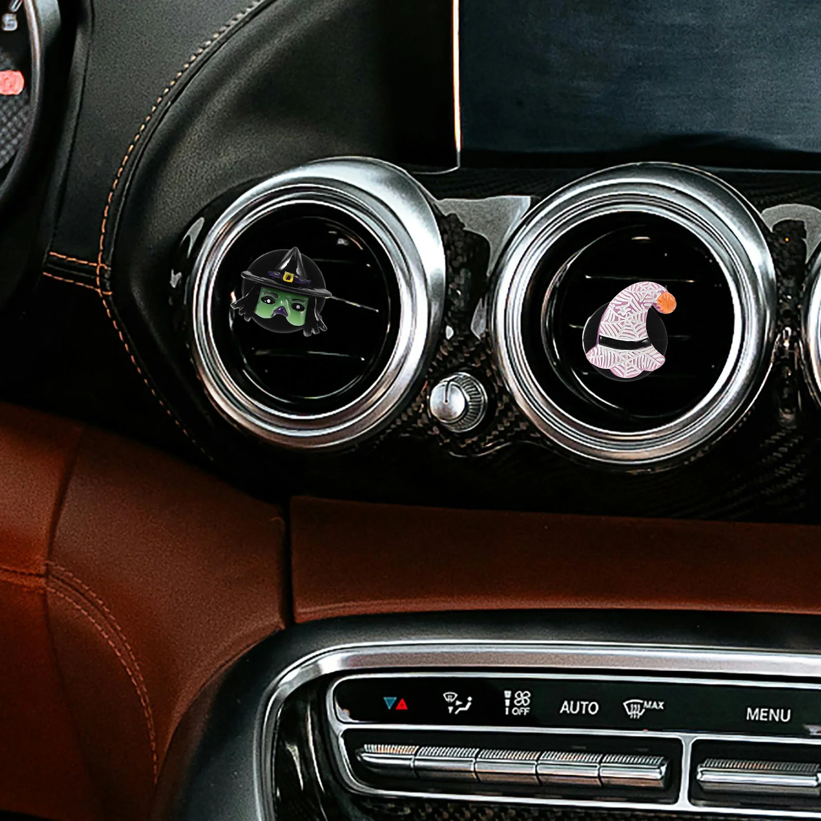 

9Pcs Halloween Pumpkin Car Air Vent Clips Durable Plastic Clip on Car Perfume Decoration Long Lasting Fragrance