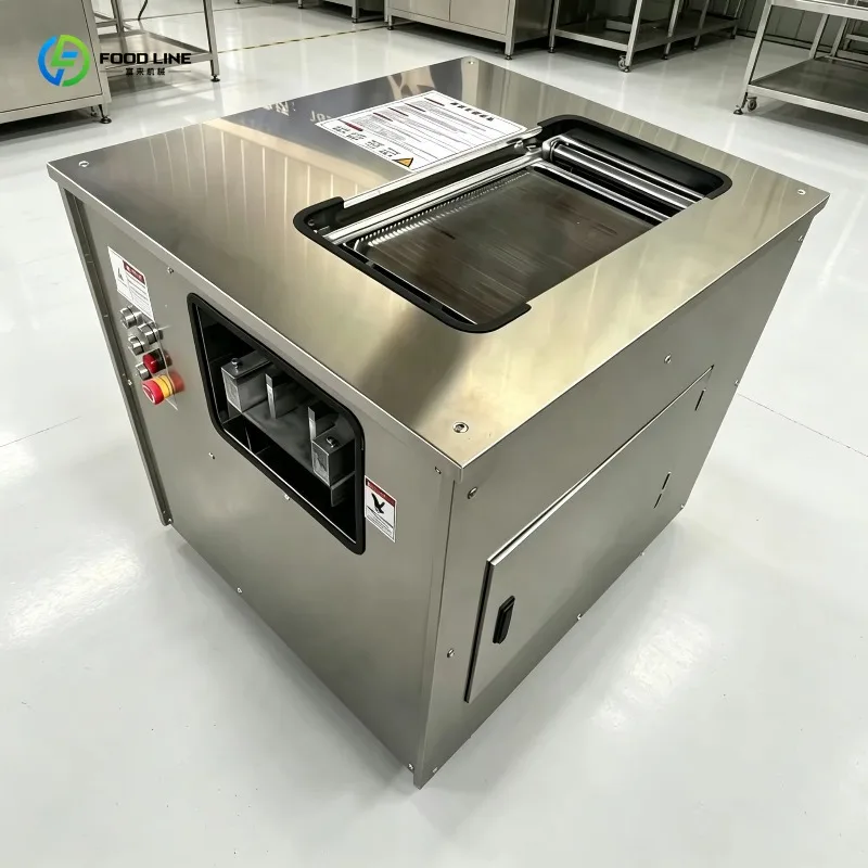 Customized High Efficiency 1.5kW Commercial Fish Miter Slicer Variable 25-45° Angle 1.5-10mm Slice For Catering Seafood Shop