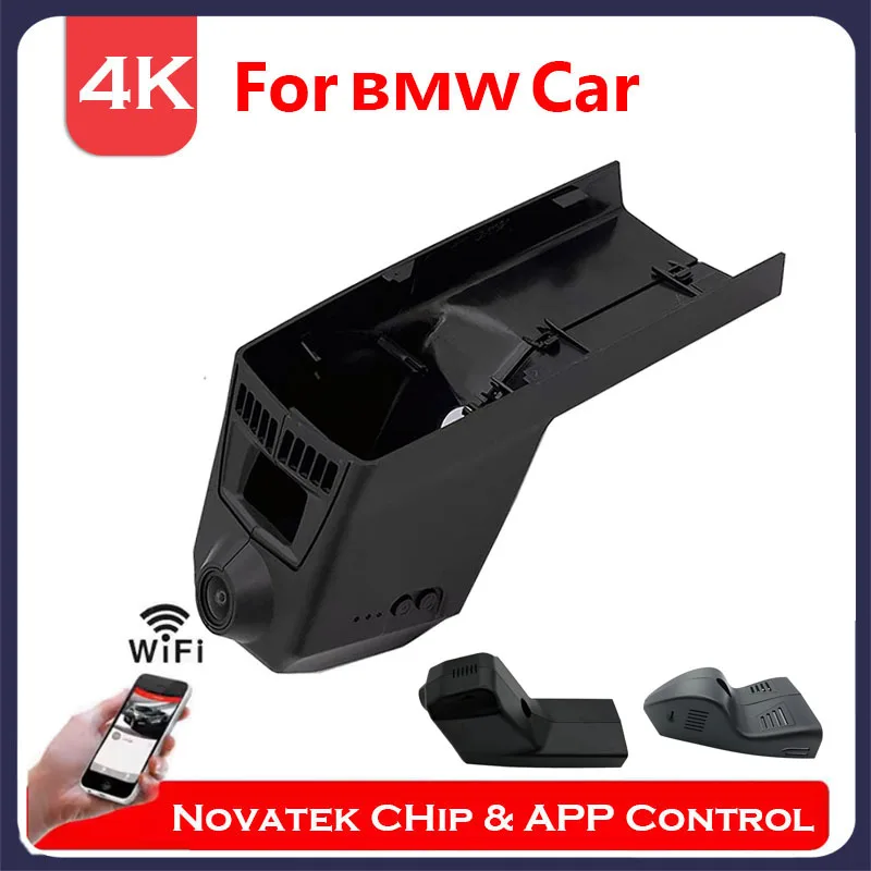 4K HD Wifi Dash Cam For For BMW X5 X6 X7 M2 425 325Li M Sport 2016-2023,New Plug and Play Installation Car DVR With APP Control