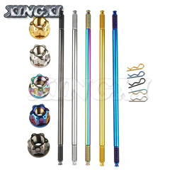 Xingxi Titanium Bolt M10 Pitch1.25mm X 280mm Titanium Screw Fastener for Motorcycle Front Axle Center