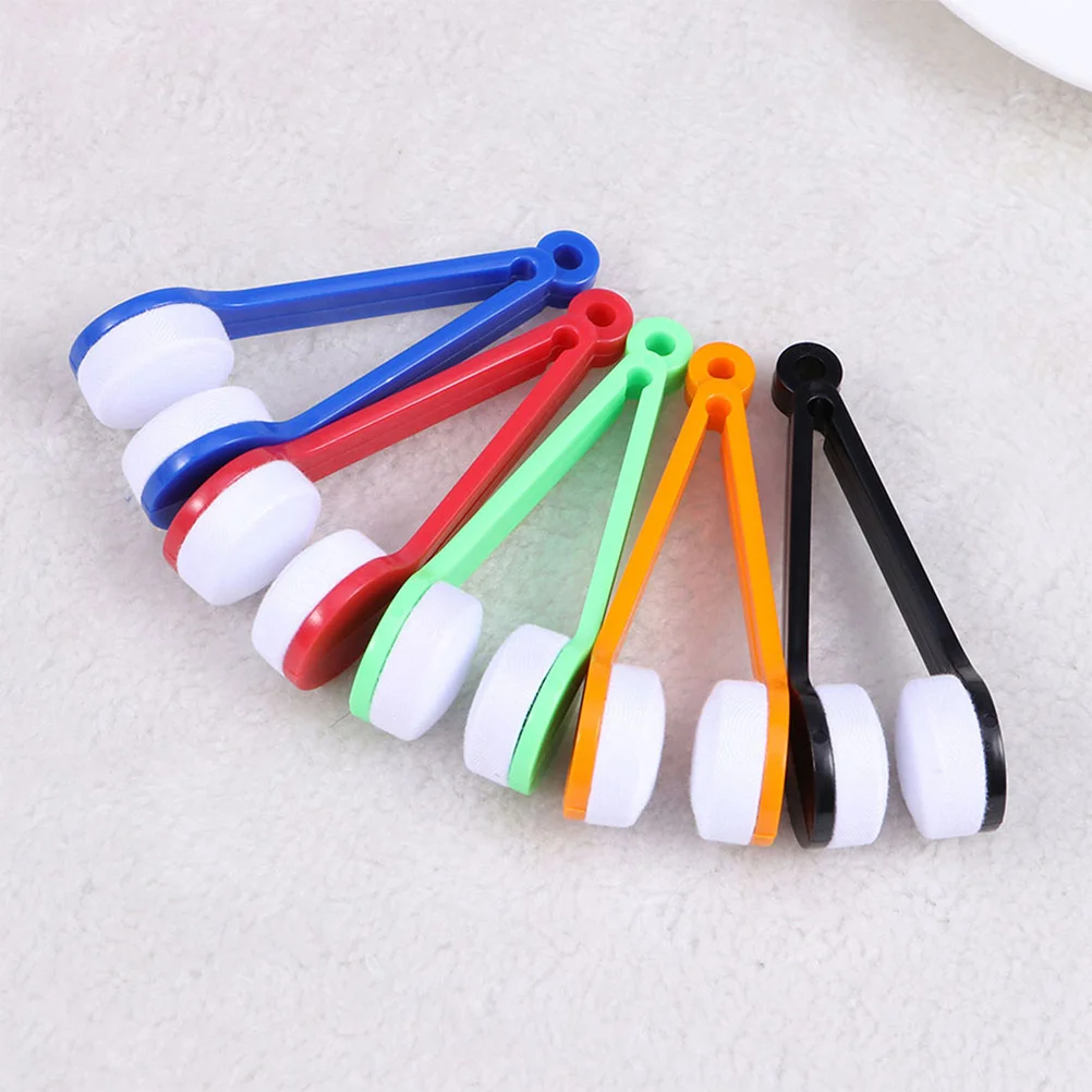 

10 Pcs Cleaning Cloths for Eyeglasses Brush Portable Cleaner Microfiber Mini Spectacles Flash
