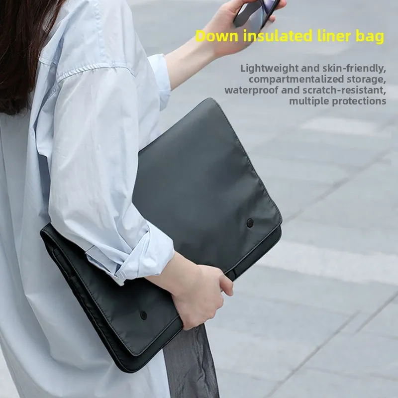 Fotografia 4: Capa protetora para laptop, capa para 13 14 15 16 polegadas xiaomi lenovo dell macbook air pro capa à prova d'água bolsa para laptop masculina e feminina