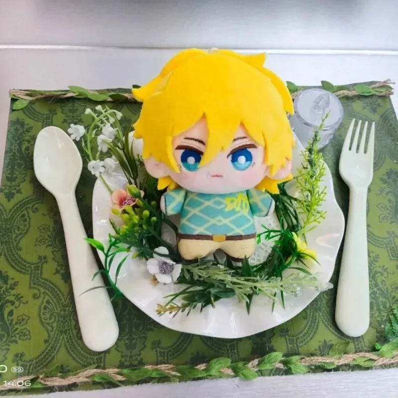 10cm Anime atributos papel Dio Kawaii Cosplay algodón Dango muñeca estrella de mar cuerpo dibujos animados Mini peluches suaves