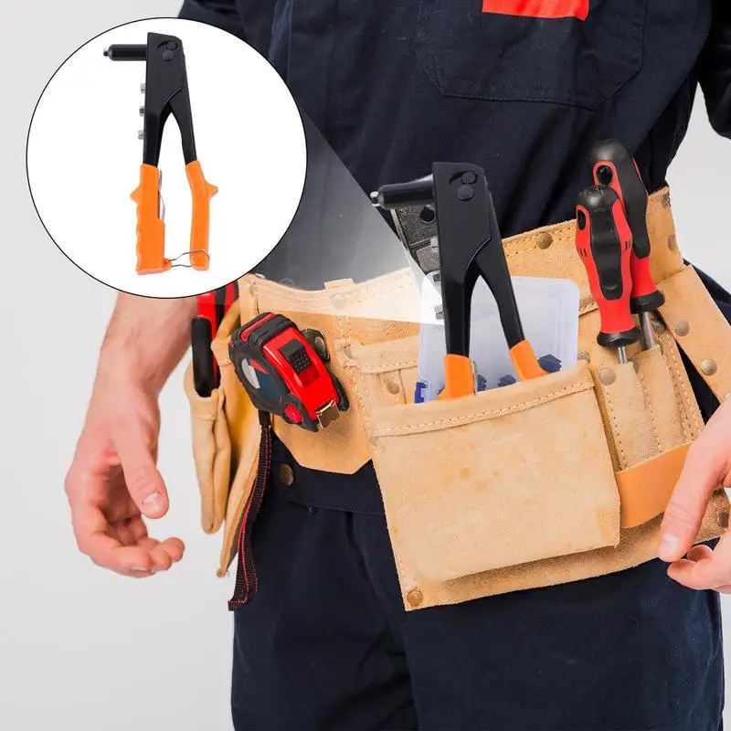 Heavy Duty Hand Riveter 9.5-Inch/10.5-Inch Rivet Tool Metal Hand Riveter Tool For Quick Fixes Hobbies DIY Projects