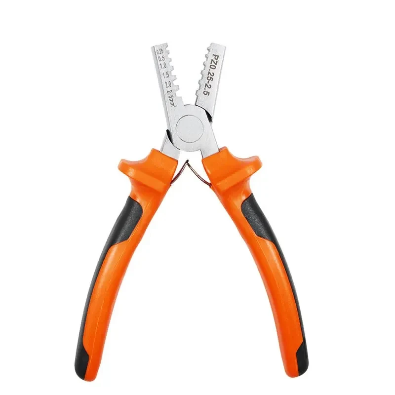 Mini Crimper Plier 0.25-2.5mm2 Ferrules Crimping Tool Cable Cord Wire End Sleeves With Tubular Terminal Kit