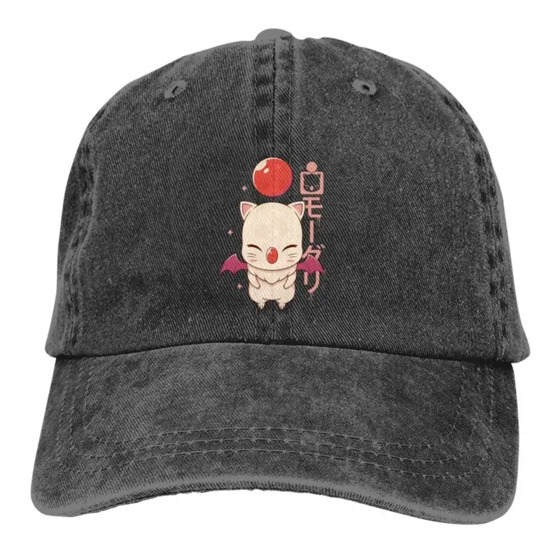 Boné de beisebol Moogle Kupo para homens e mulheres, proteção viseira, Snapback Hats, Final Fantasy Game Caps