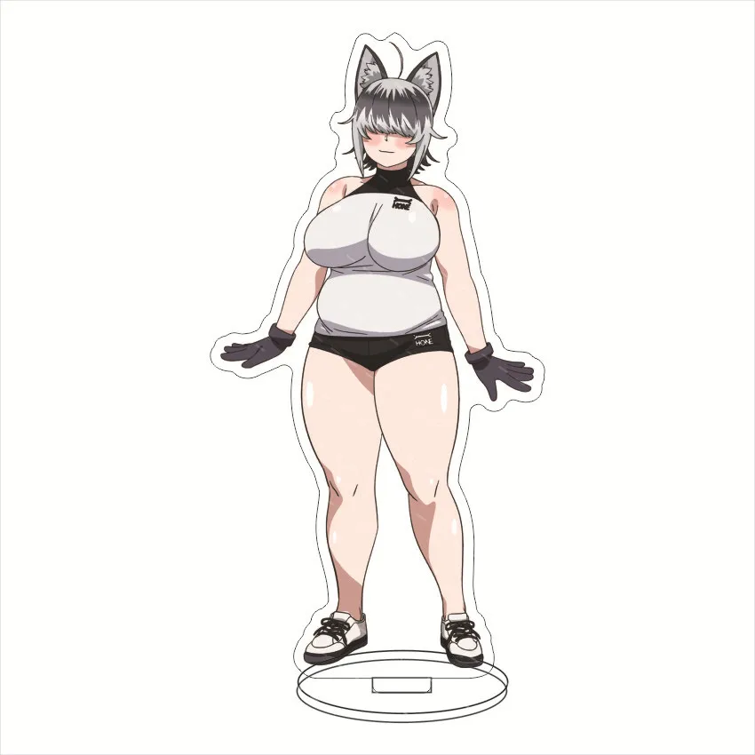 Anime Plus-Sized Elf Acrylic Stand Figure Display Plus Sized Elf Cosplay Charm Cartoon Desktop Model Plate Decor Gift