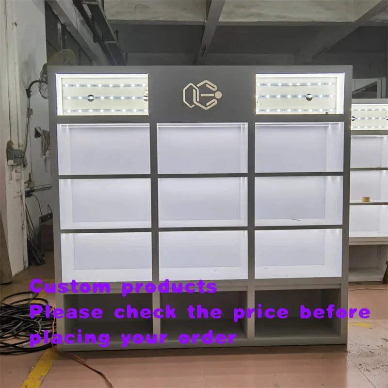 custom.Cabinet Glass Door Hinges Jewelry Container Bakery Display Showcase and Cosmetic Display Cabinet