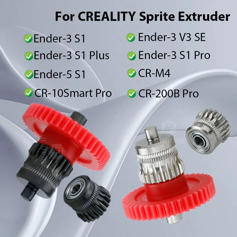 for Creality Sprite Extruder Kit  Ender 3 V3 Se Extruder Kit Ender 3 S1 Sprite Extruder Gears High Quality  3D Printer Parts