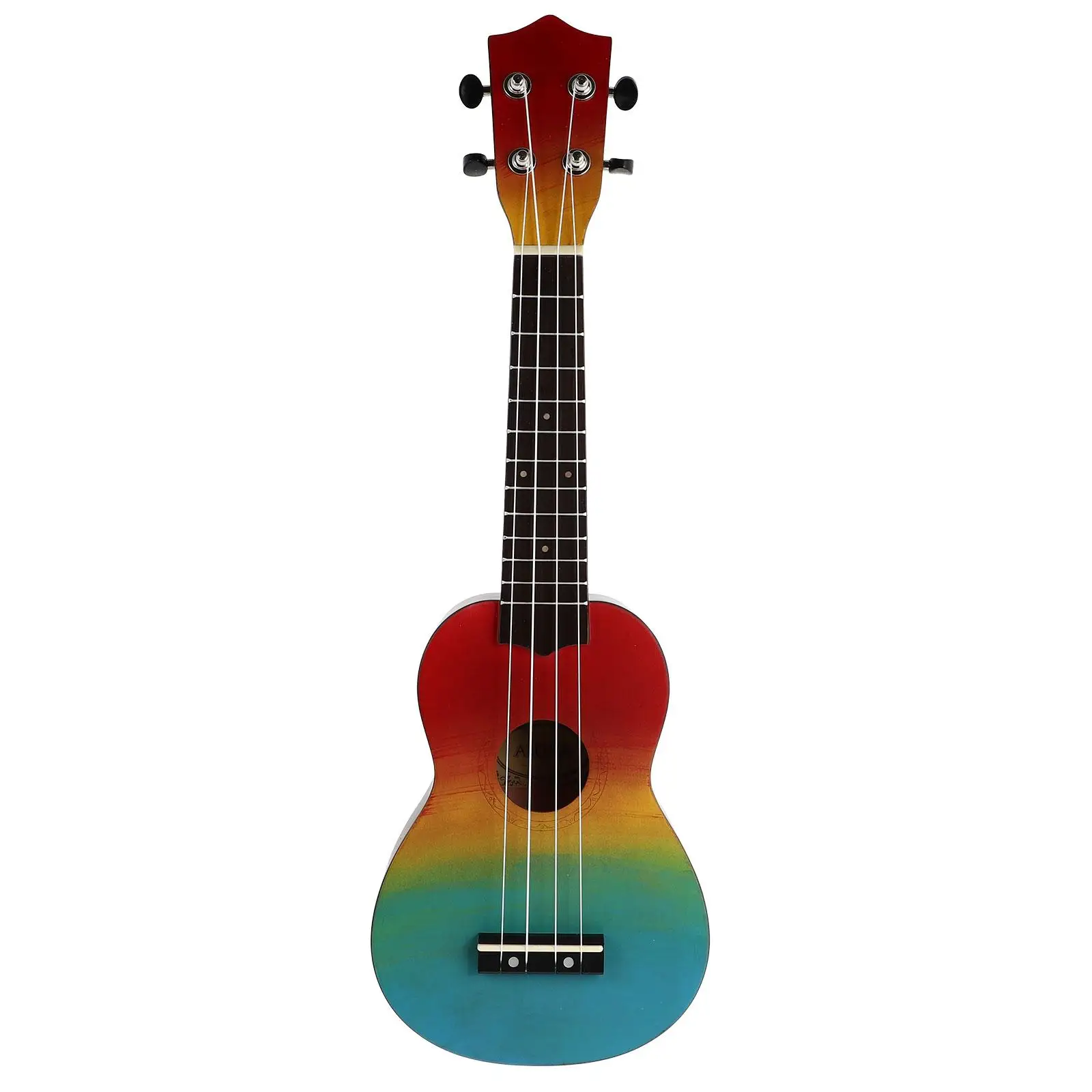 

Suit Inches 21 Inches Ukulele Wooden Beginner Uke Rainbow Design Natural Musical Gift Kids Small Guitar Ukulele