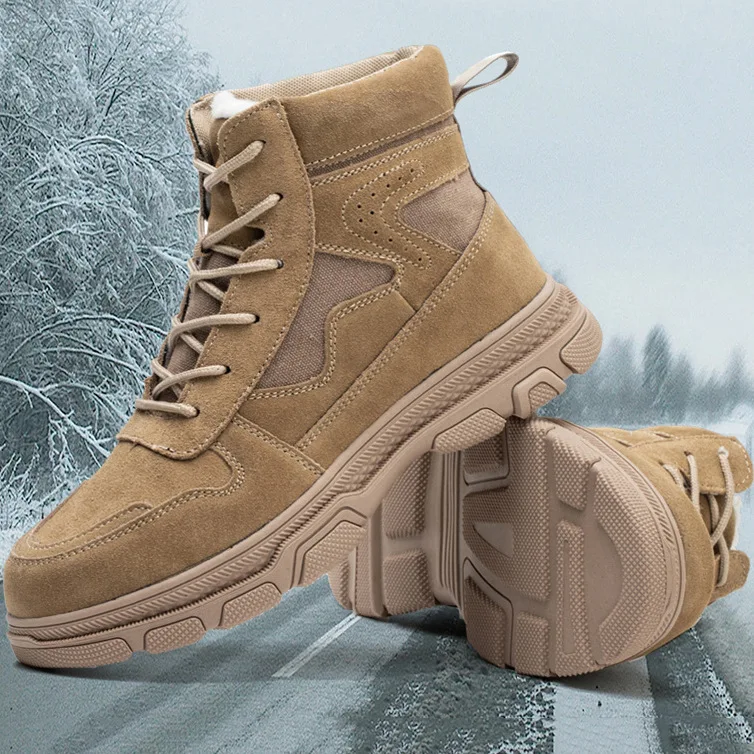 One Piece of Winter Anti Impact Anti Puncture Wear Resistant and Anti Slip Work Shoes for Distribution