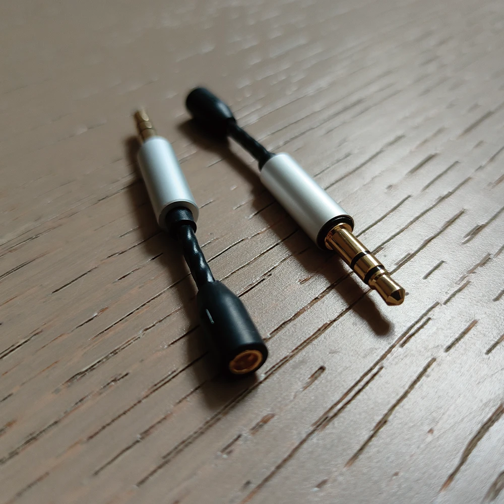 ELFINEAR Ensemble d'adaptateurs de câble audio stéréo MMCX vers 3,5 mm AUX - Convertir des connecteurs MMCX vers prises à 2 broches 3,5 mm, 2,5 mm et 0,78 mm