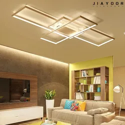 2023 Modern 110V-260V Square LED Bedroom Living Room Dining Room Study Ceiling Light Household Lighting Fixtures Free Shipping