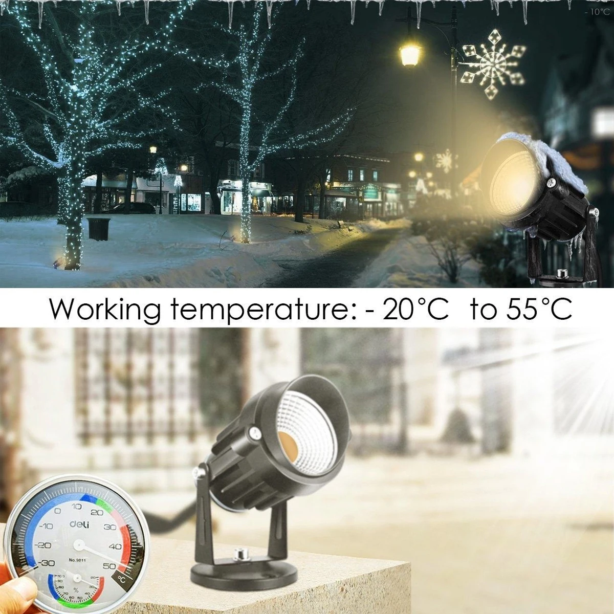 

Solar Powered Landscape Light Durable Outdoor Waterproof Lamp Remote Controlled Garden Lamp Black Warm Plug