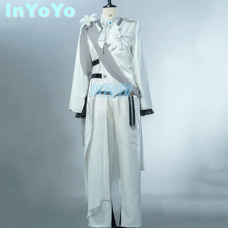 InYOYO Knkn Kanae Cosplay Costume Vtuber NIJISANJI ChroNoiR 5th ANNIVERSARY Fashion Handsome Uniform Halloween Party Outfit S-XX