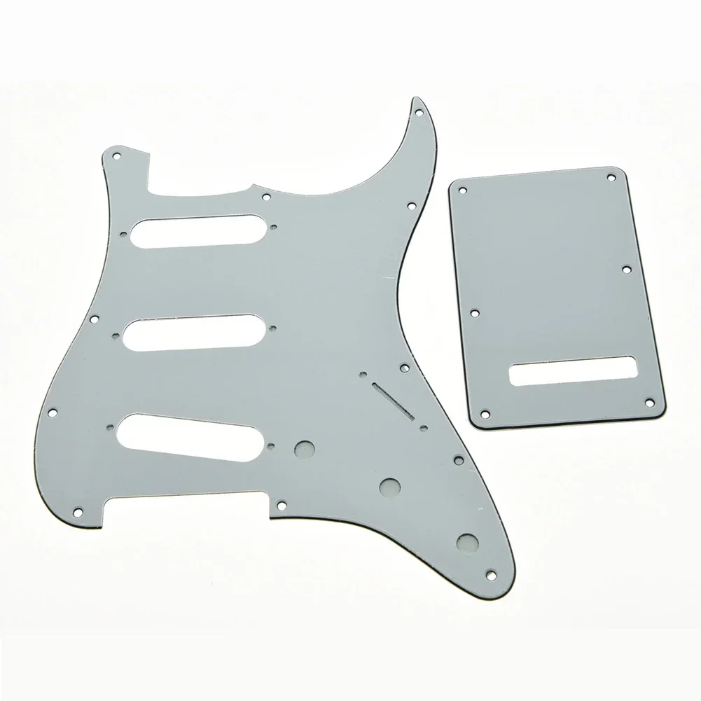 Durable High Quality Brand New.Heavy Duty SSS Guitar Pickguard V Pickups Prewired Loaded Scratch Plate PVC&Celluloid