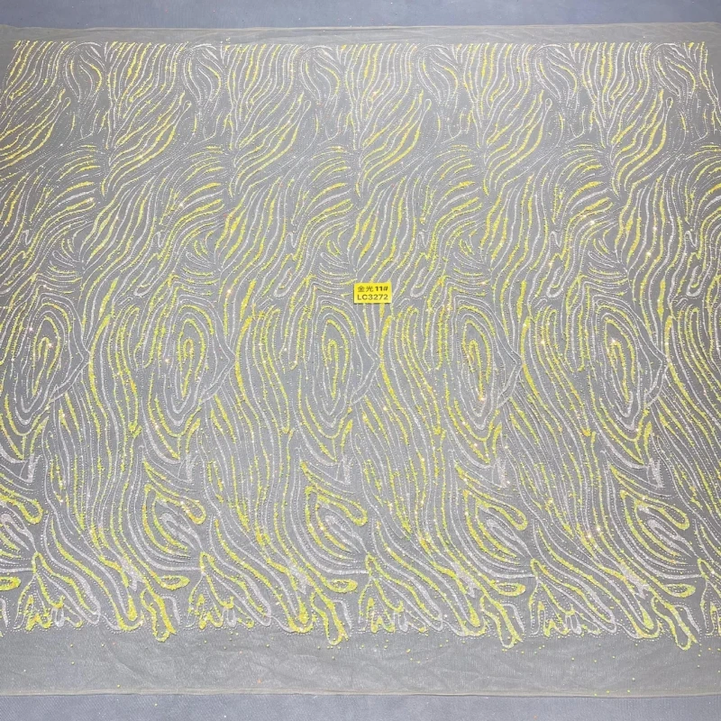 10 Yards fluorescent green Patterned Wedding Dress Fabric Mesh Spray Lace 150cm Wedding Party Pink Spray gold Tull fabric