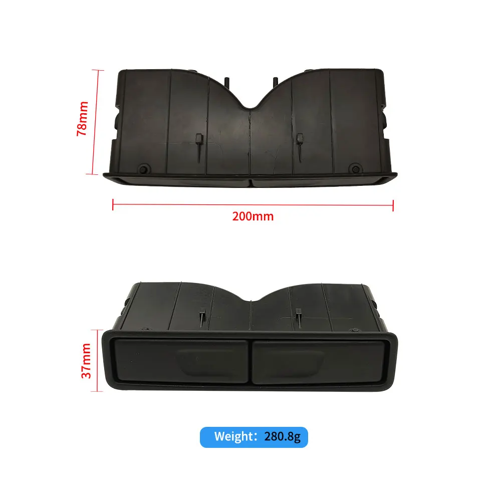 For Mercedes C GLC Class Car Rear Seat Armrest Insert Drinks Cup Holder For Benz W205 W253 2015-2021 C180 C200 GLC300 0998100113