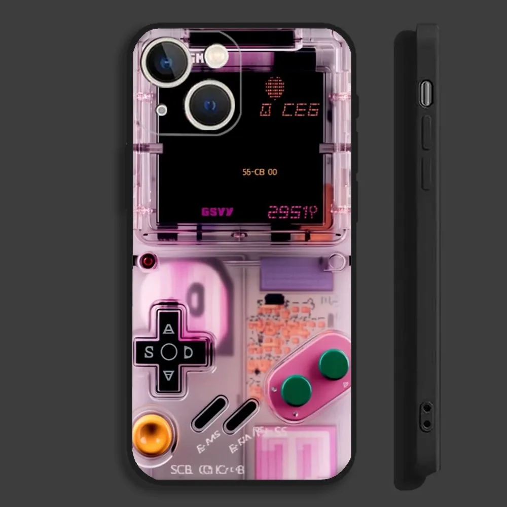 Retro G-Game consoles b-boys Phone Case For iPhone 16,15,14,13,12,11,Pro,Max,Plus,Mini,X,XS,XR,8,7,6,S,SE Soft Black Case