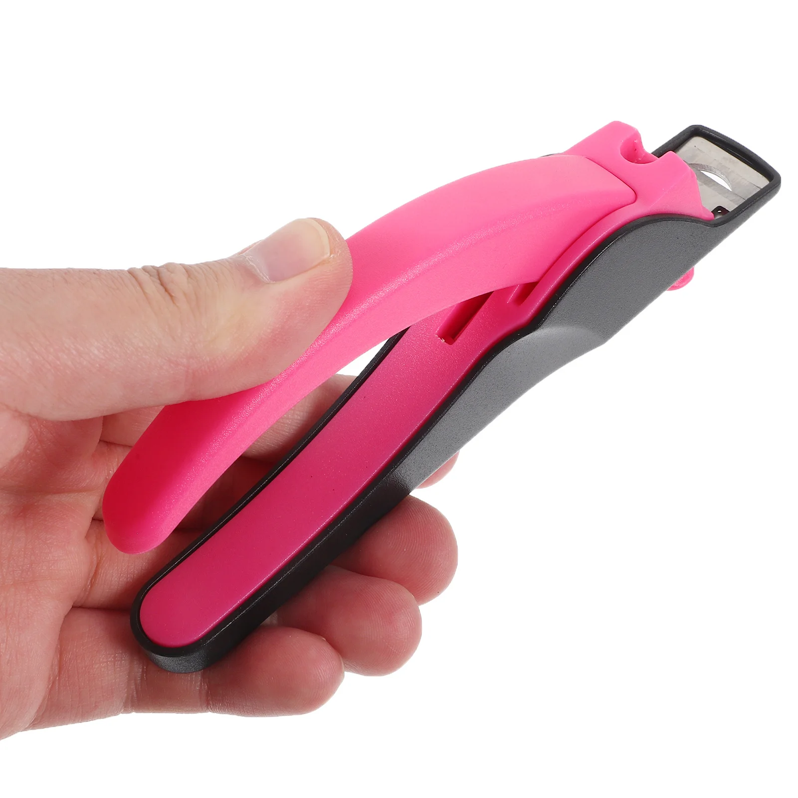 Metal Nail Clipper U Shaped Stainless Steel Fingernail Toenail Clipper Portable Ergonomic Nail Clippers for Manicure Pedicure