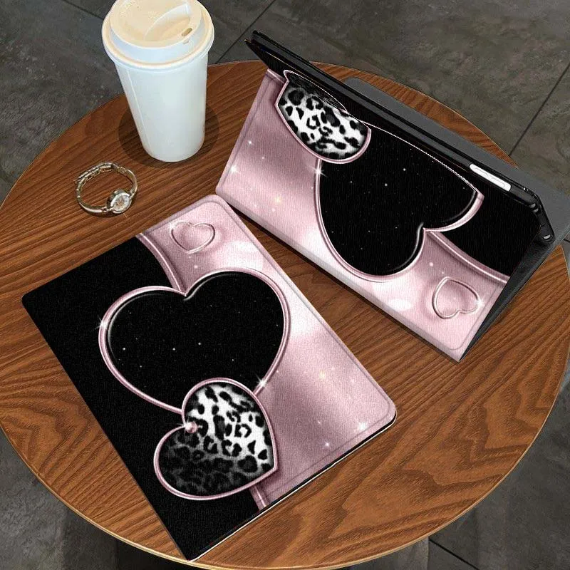 Amor moda rosa padrão para apple ipad 11th 10th 10.9 10.2 pro 12.9 2 air 3 13 11 7th 9.7 mini 7th 6 8.3 tablet caso
