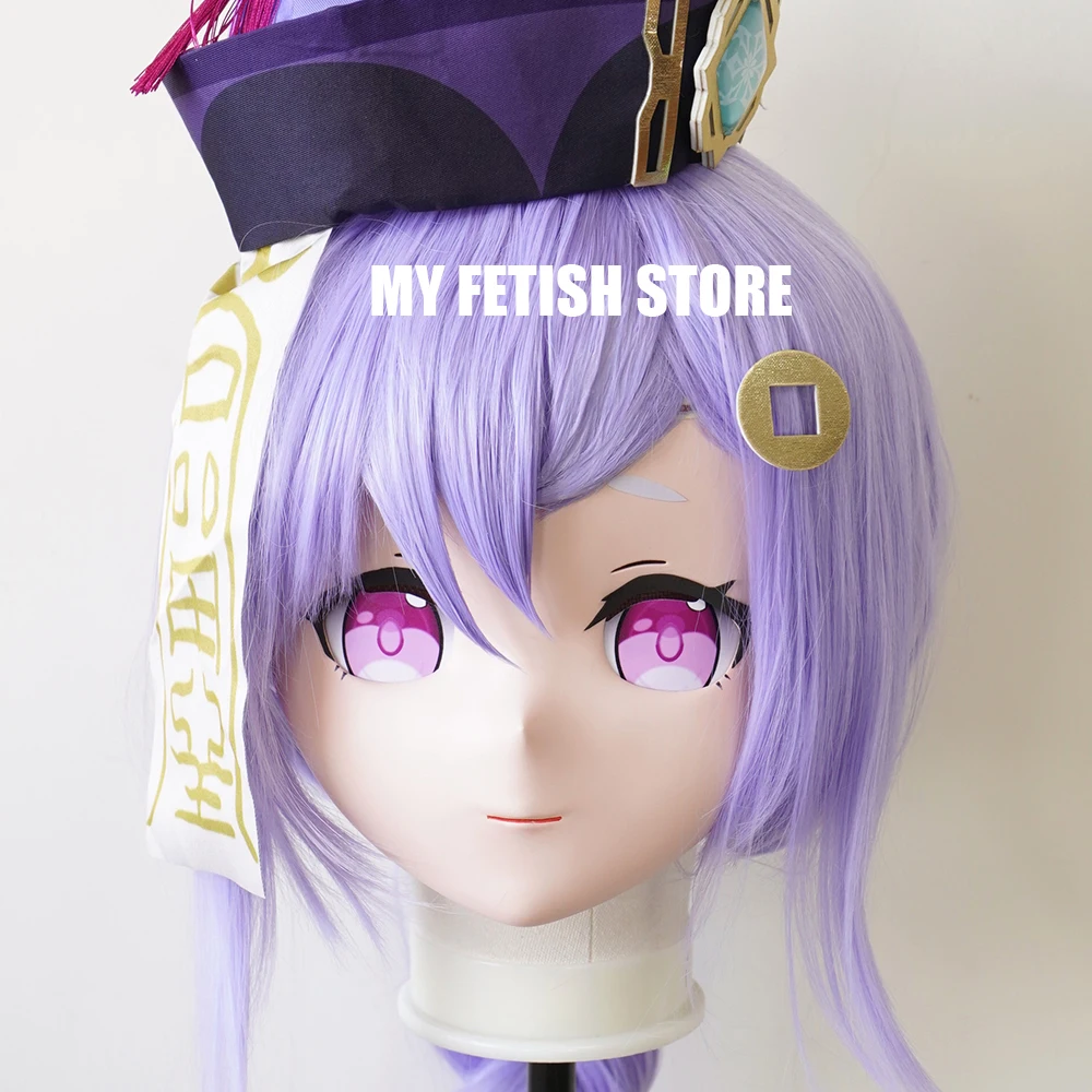 

(RB02242)Customize Full Head Resin Cartoon Cosplay Japanese Character Anime Role Play Crossdress Kigurumi Mask With Back Shell