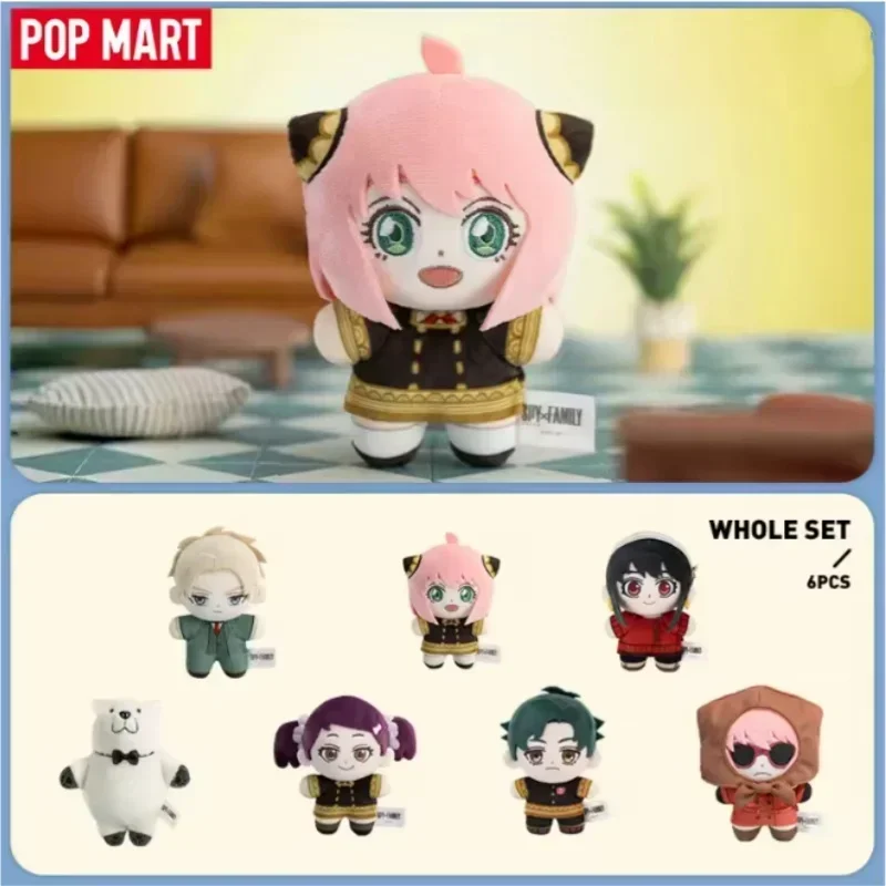 

POP MART SPY X FAMILY Series Blind Box Mystery Box Toys Kawaii Ornaments Figurines Home Decor Desktop Model Dolls Gilrs Gift