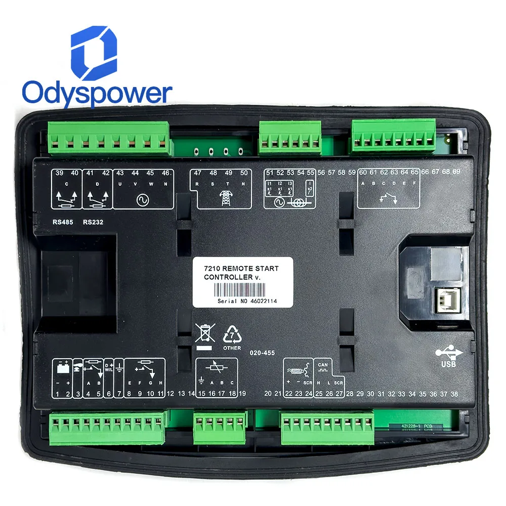 DSE7210 Replace Deep Sea AMF Auto Stop Generator Controller Panel Control Module Diesel Genset Spare Parts DSE 7210
