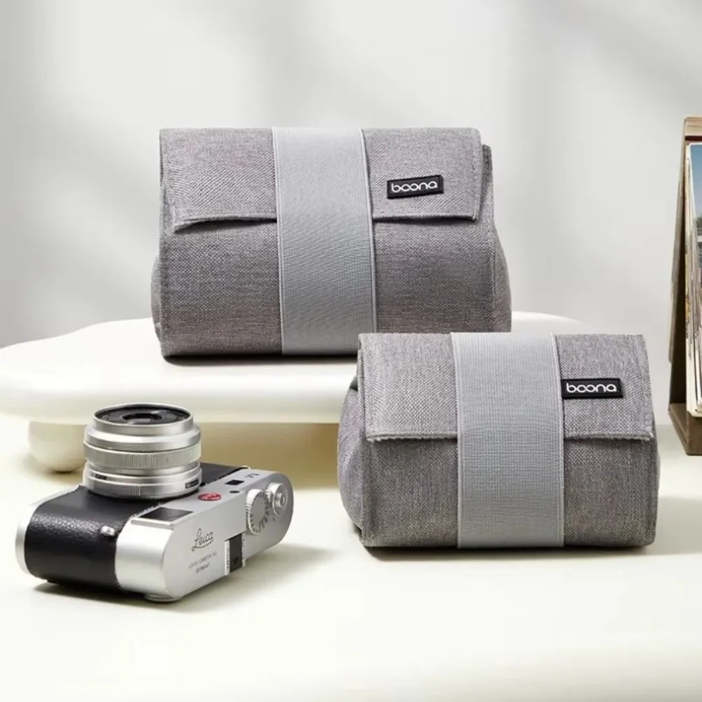 Multi-Purpose Camera Organizer Bag Portable Water-Resistant Fabric Camera Storage Bag Shockproof Protection Padded Interior