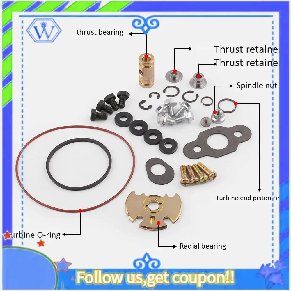 M46K-الشاحن التربيني توربو إعادة بناء خدمة إصلاح عدة ل GARRETT GT1549 GT1749 GT1752 GT1849 GT1852 GT2056 GT2256 GT2260