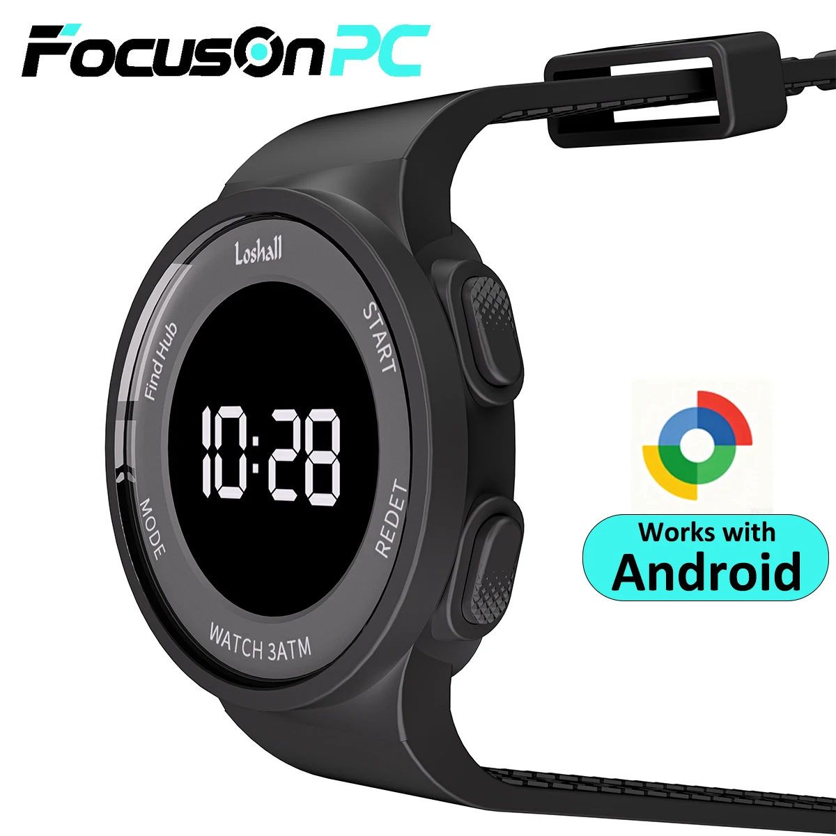 Multifunctional Watch Anti-Lost Tracker Work With Google Find Hub App Remote Locating Key Finder for Xiaomi Samsung Pixel GMS