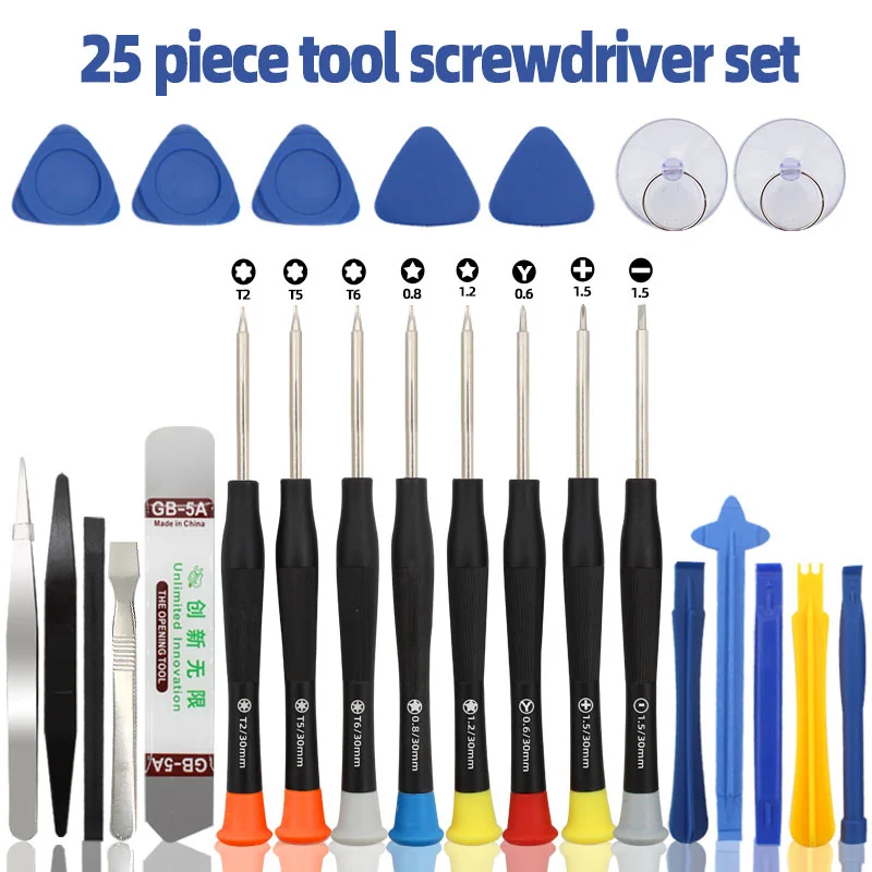 Mobile Phone Disassembly and Repair Tool Set, Apple Android Tablet, Screen Cleaning Combination, Screwdriver Combination