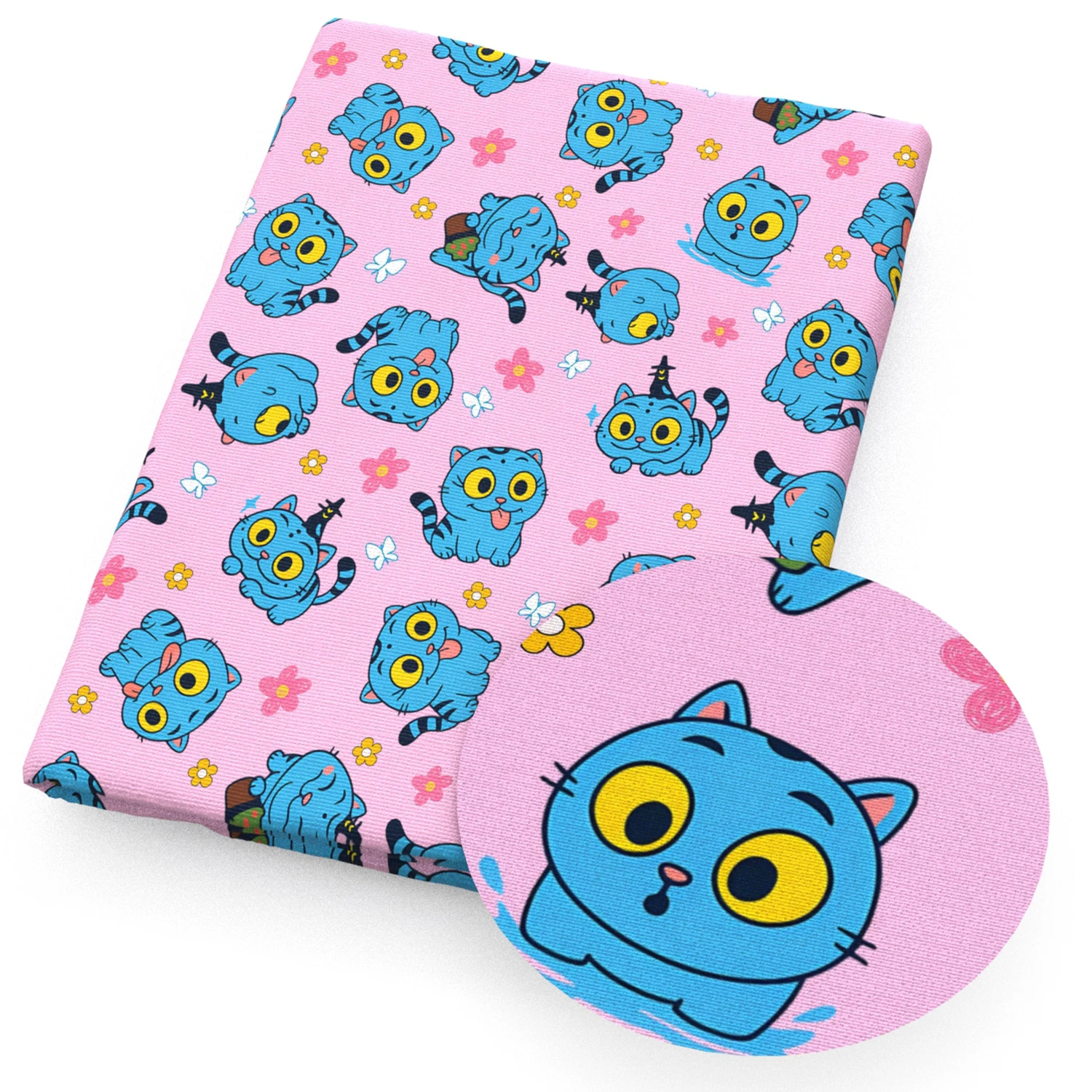 50*145 سنتيمتر Kpop الكرتون المطبوعة نسيج القطن والبوليستر لخياطة الأنسجة اللحف الأقمشة التطريز المواد DIY بها بنفسك اليدوية #4