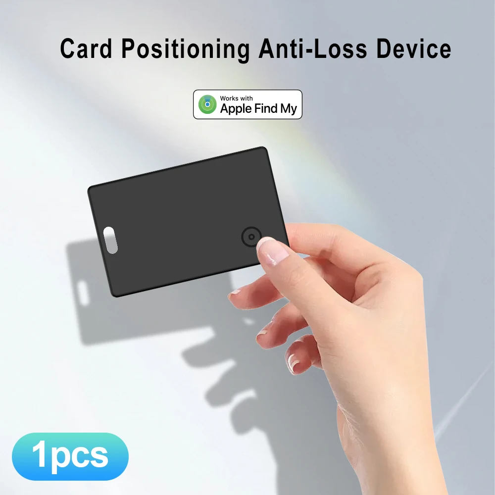 1/2 PCS Ultra Thin Find My Card Tracker For Wallet Passport Backpack Suitcase Laptop iOS Only Apple Bluetooth Anti Lost Locator