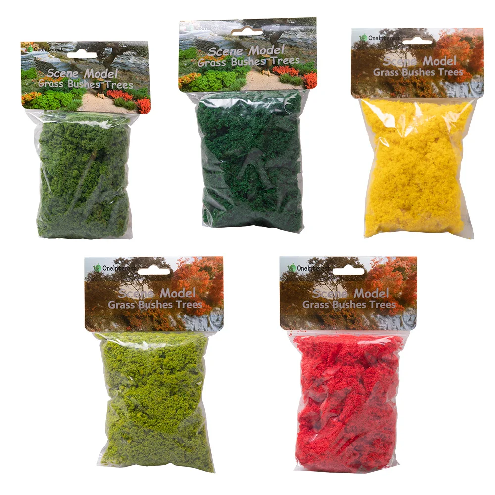 20G Micro Landscape Shrubs Bushes Sponge Tree Powder Model Materials DIY Railway Train/Military Wargame/Sand Table Scene Layout