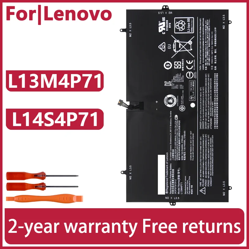 

For Lenovo Yoga 3 Pro 1370 Pro-1370-80HE Pro-5Y71 Pro-I5Y51 Pro-I5Y70 Pro-I5Y71 L13M4P71 L14S4P71 Laptop battery