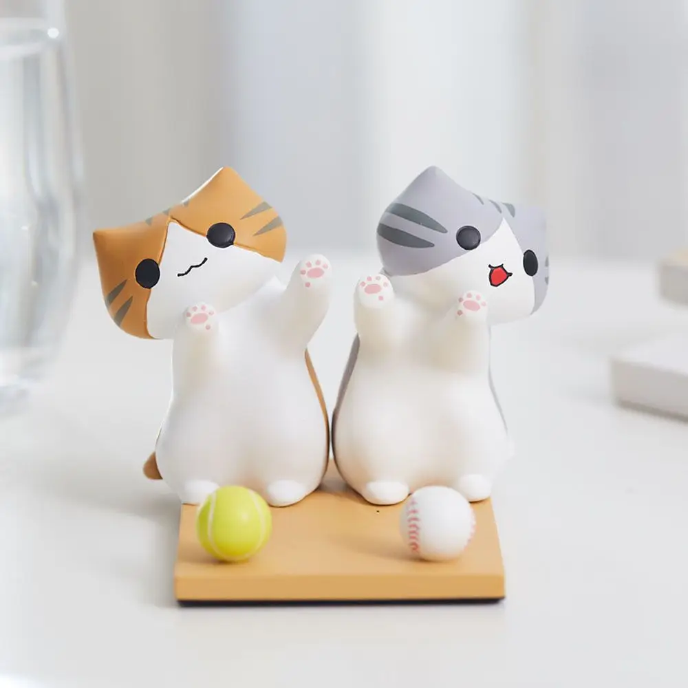 

Universal Mount Bracket Figures Cute Cat ornaments Cat Desk Holder Action Figures Lazy Holder Phone Holder