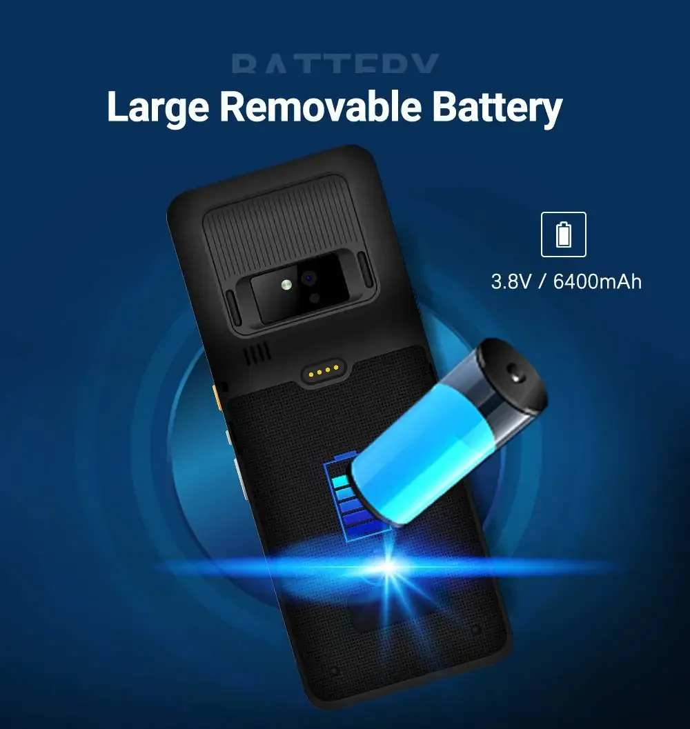 M MM5 "3GB + 16GB الكل في واحد مطعم فواتير المحمول أندرويد 12 يده Pos محطة شاشة تعمل باللمس آلة مع 58 مللي متر الحرارية Pri