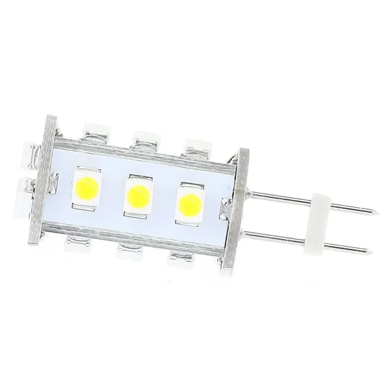 15Led G4 3528SMD Led G4 Lamp Lighting Work Under 12VAC/12VDC/24VDC 1W White And Warm White g4 down light 20pcs/lot