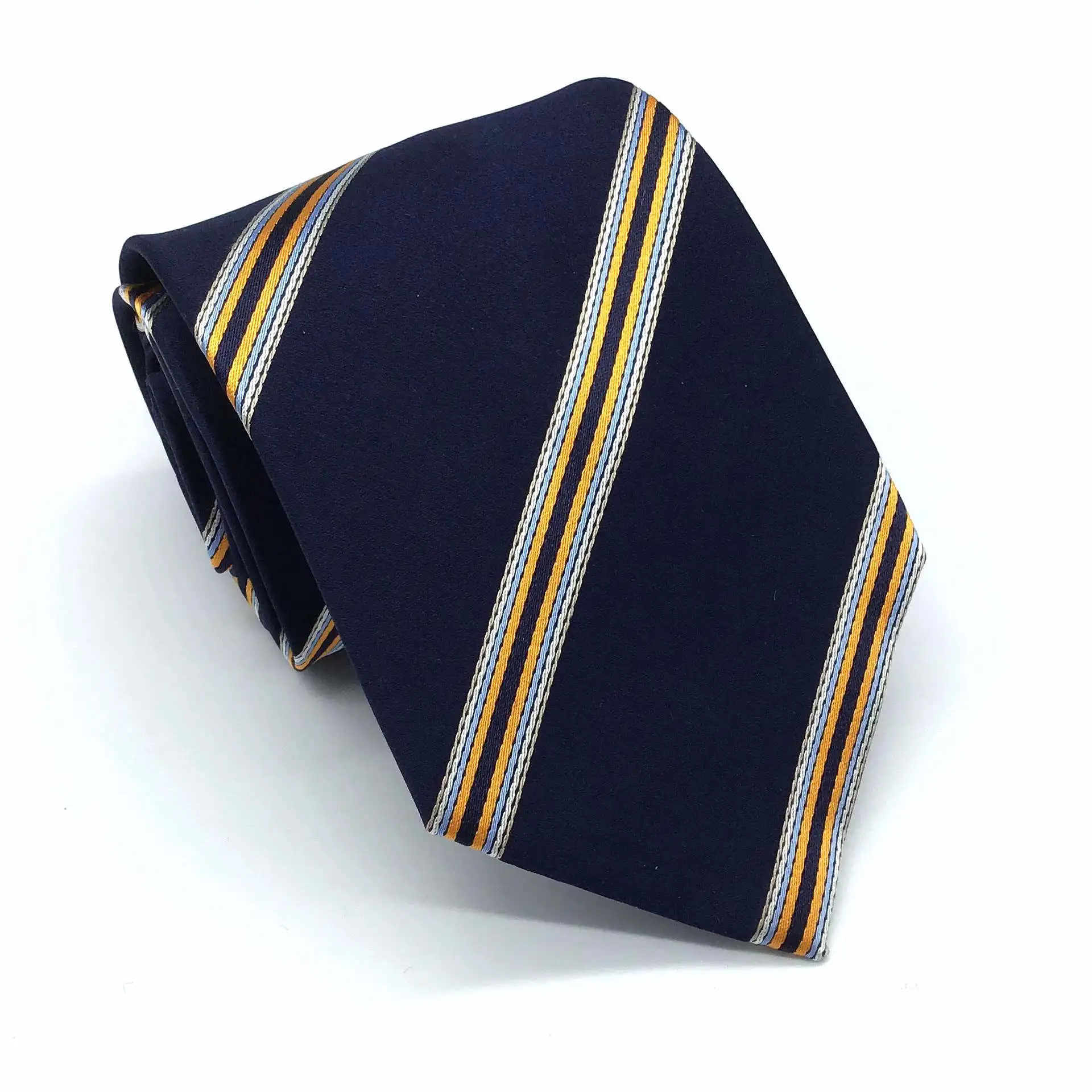Men's Business Suit Tie Hand-tied Necktie Work Wedding 100% Mulberry Silk Jacquard Tie Business Formal Coffee Brown Casual Style