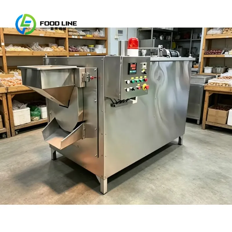 Custom Square Tumble Roaster 220V Drum Baking Machine for Commercial Kitchen Wholesale Customers Get Discount