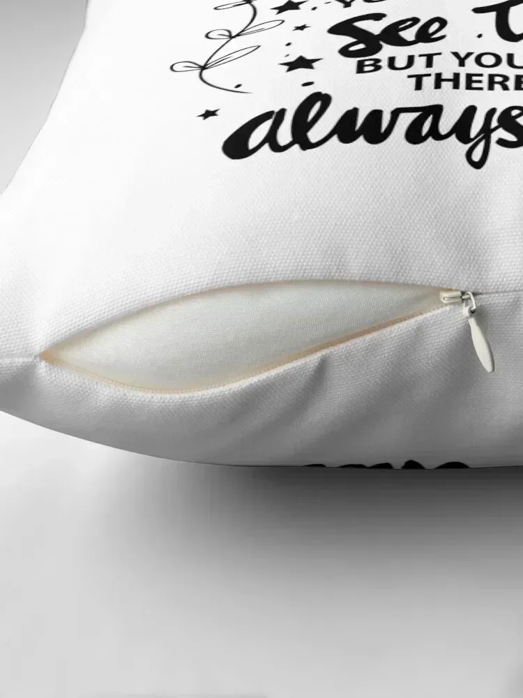 Good friends are like stars you always see them you know they are always there Throw Pillow