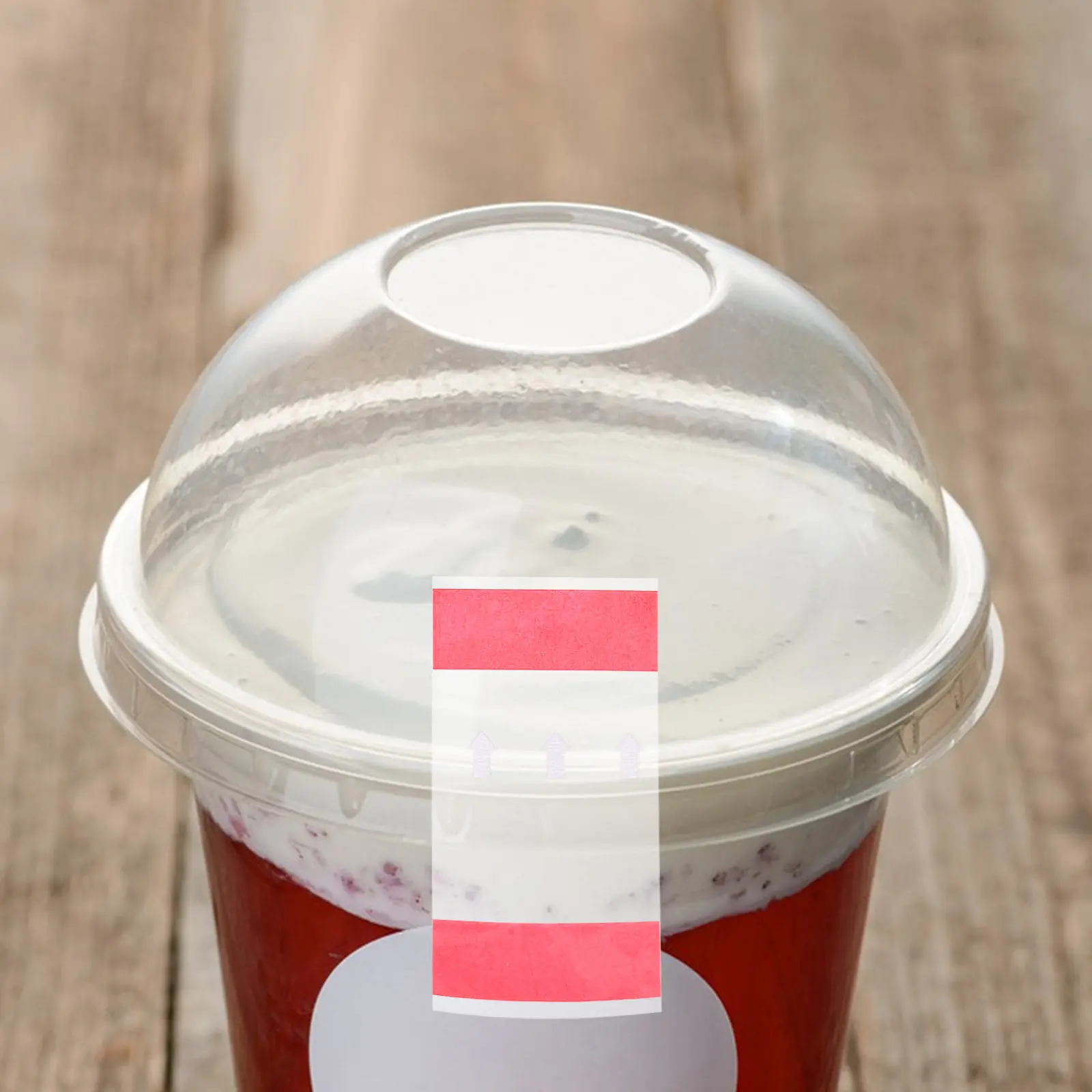 

2 Rolls Clear Drinking Cup Sealing Sticker Adhesive Transparent Seal for Coffee Milk Tea Juice Cups Leak Proof Tamper Proof