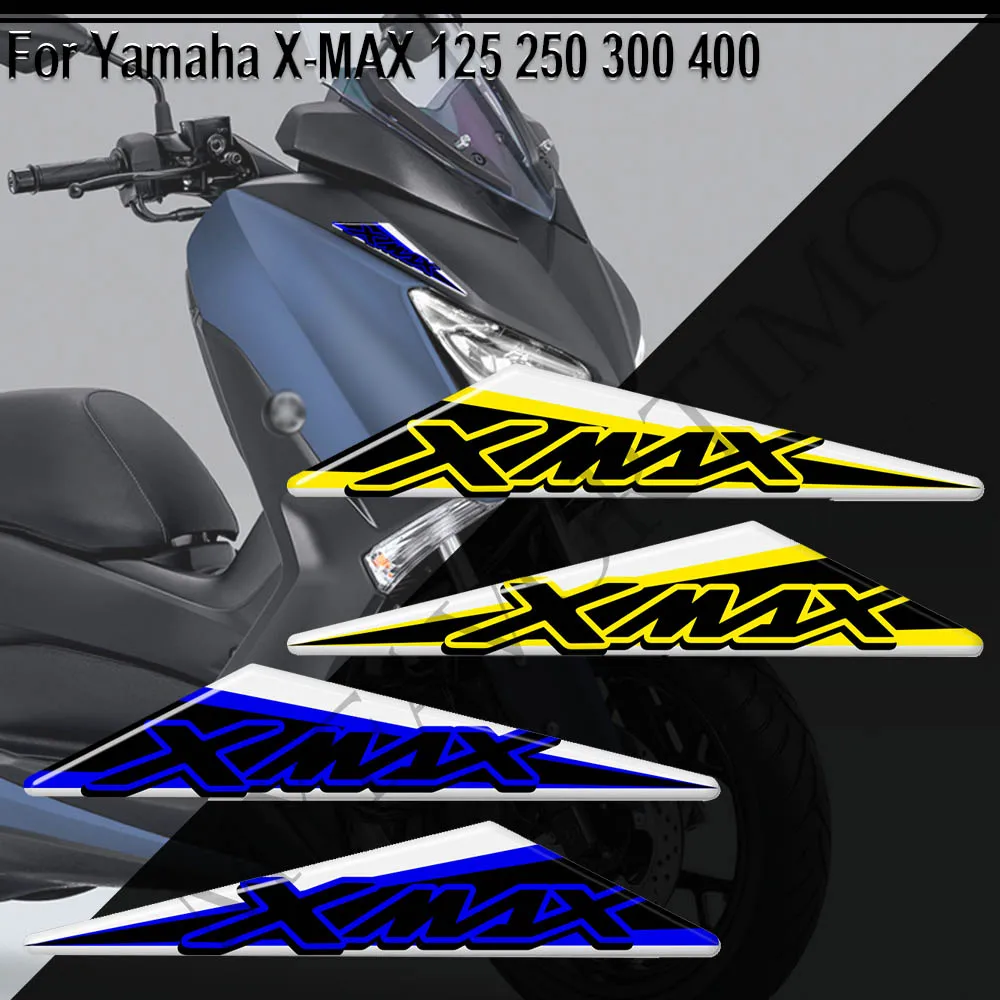 

For Yamaha X-MAX XMAX X MAX 125 250 300 400 Motorcycle 3D Stickers Tank Decals Emblem Badge Tank Pad Protector Decal